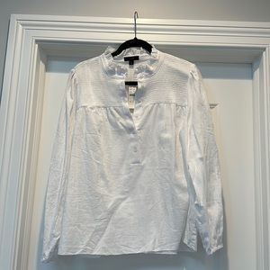New with tags Smocked front J. Crew blouse